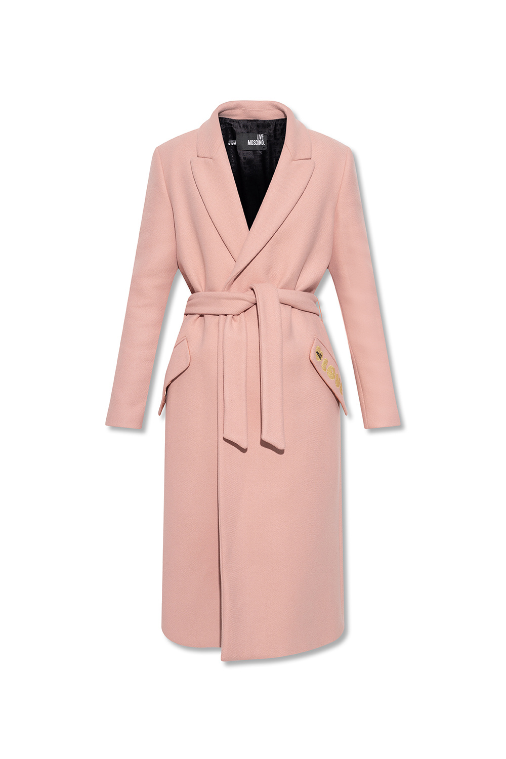 Moschino long discount coat